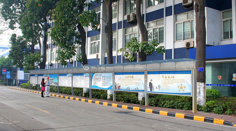 深圳龍華不銹鋼宣傳欄